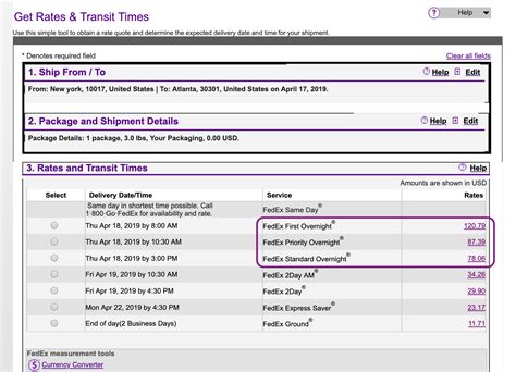 fedex overnight international shipping.